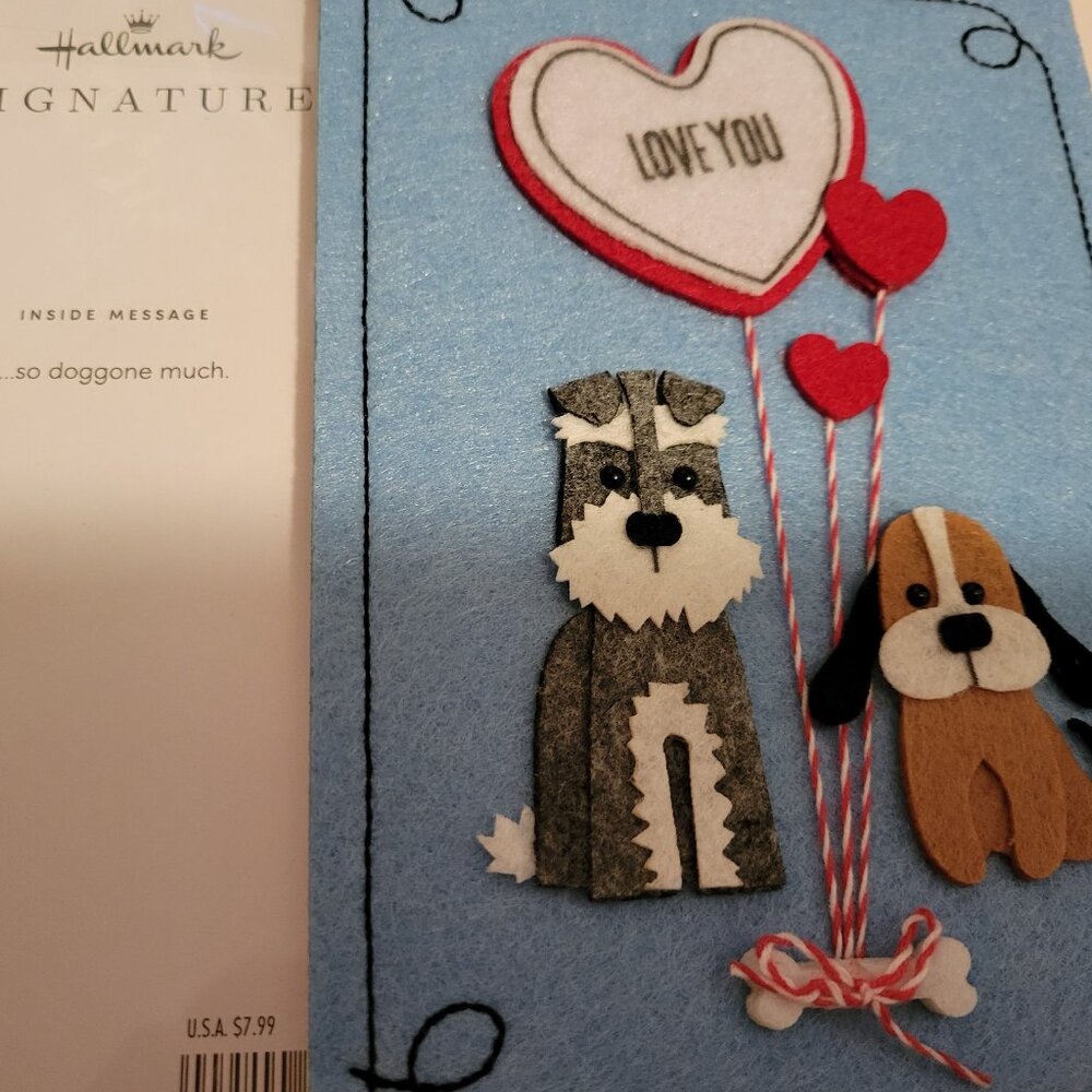 Free dog card with minimum purchase of $45